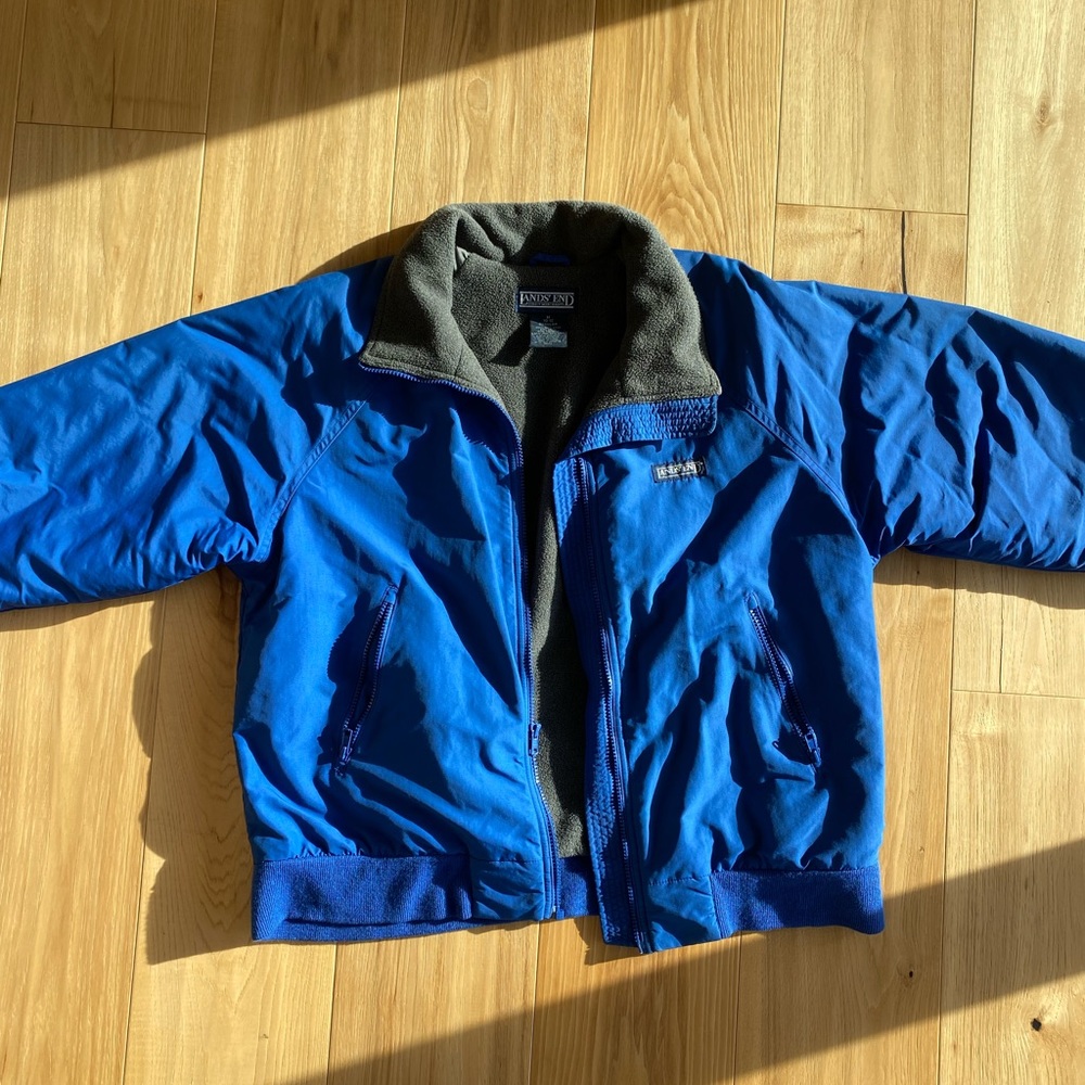 Blue insulated jacket